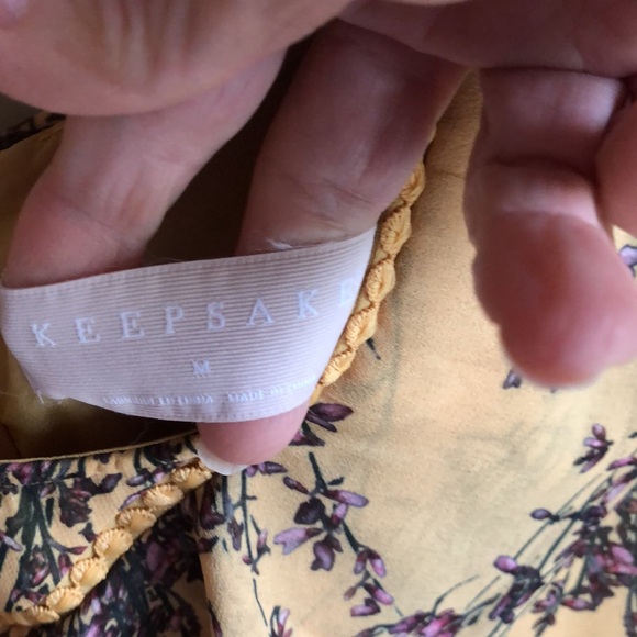 KEEPSAKE the Label Yellow and Purple Asymmetrical Sundress - Picture 8 of 15